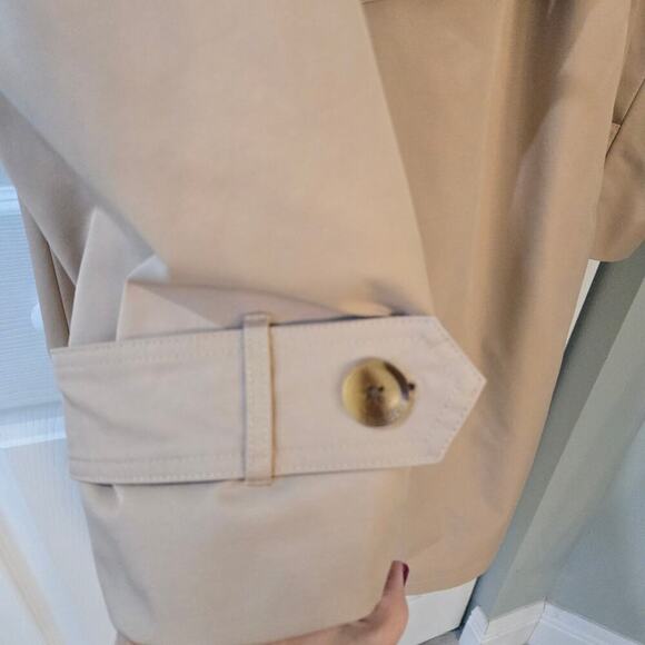 BCBGeneration Double Breasted Trench Coat Old Money Capsule Size XL Classic - Picture 8 of 16